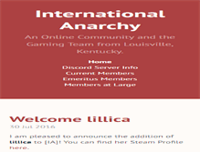 Tablet Screenshot of international-anarchy.com